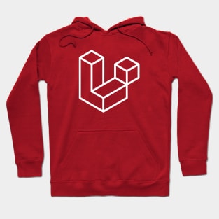 Laravel Framework Logo White Mode Hoodie